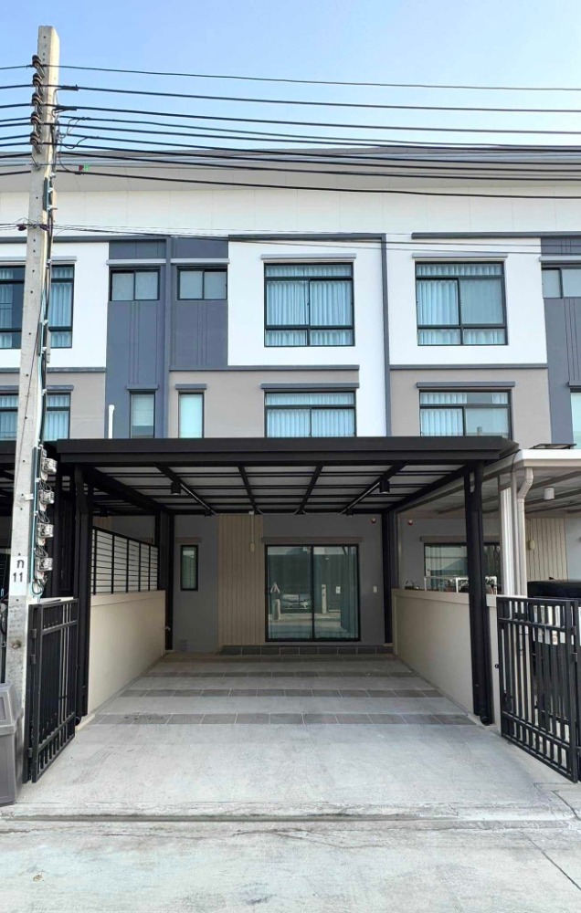 For RentTownhouseOnnut, Udomsuk : LTH11530–Townhouse FOR RENT Onnut 46 Size 34 sq.w. 136 sqm. 1 bed 3 baths Near MRT Si Nut Station ONLY 38K/Month