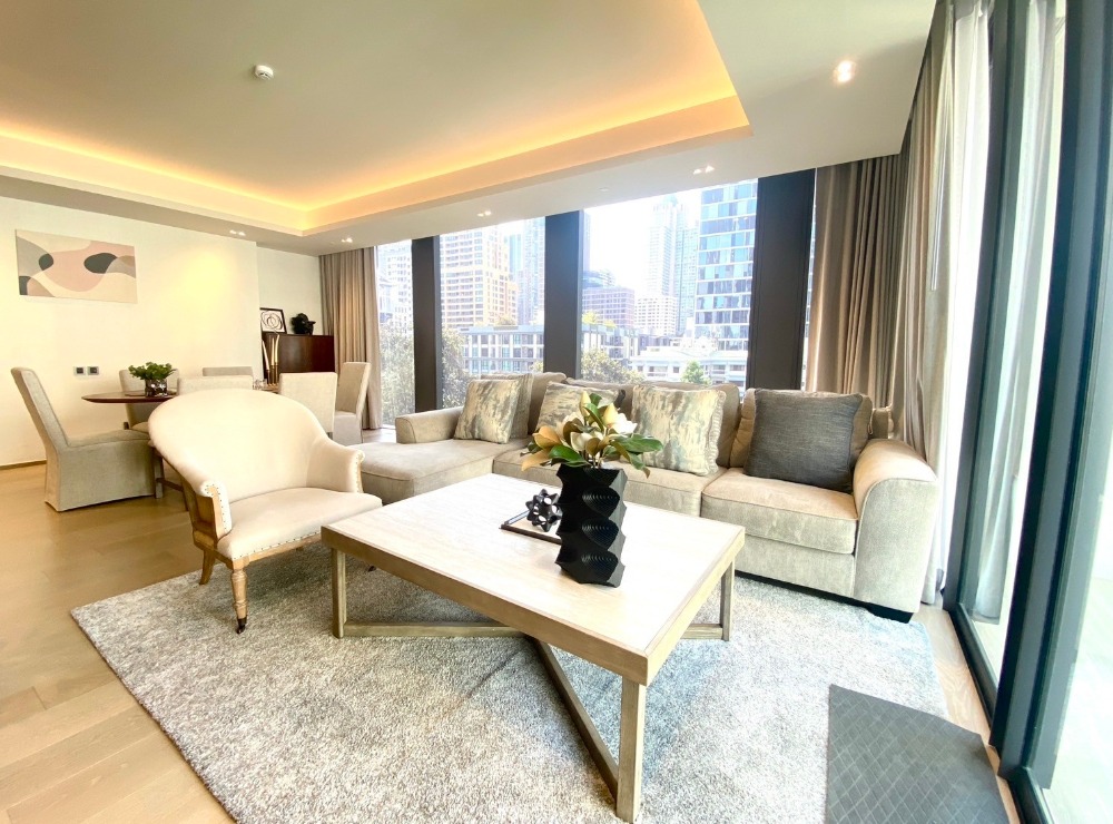 For RentCondoWitthayu, Chidlom, Langsuan, Ploenchit : LTHC11544-Tonson One Residence FOR RENT Size 106.89 sqm. 2 beds 2 baths Near BTS Chit Lom Station ONLY 150K/Month