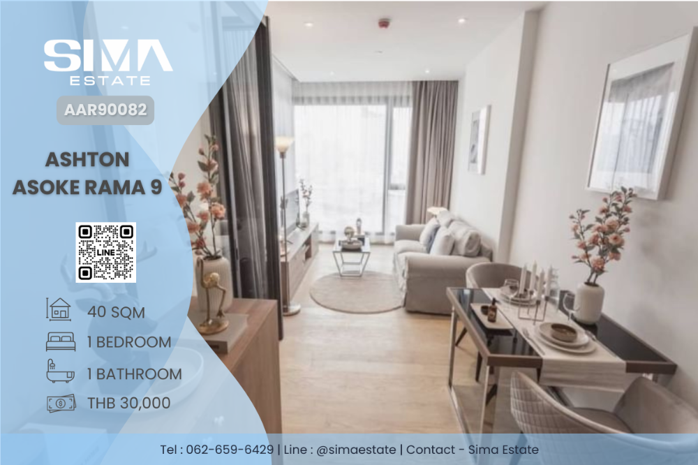 For RentCondoRama9, Petchburi, RCA : For rent ☁️Ashton Asoke Rama 9☁️ Beautiful room, well decorated, ready to move in☀️