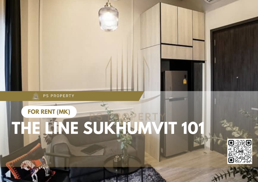 ให้เช่าคอนโดอ่อนนุช อุดมสุข : ให้เช่า ✨ THE LINE Sukhumvit 101 ✨ เฟอร์นิเจอร์ และ เครื่องใช้ไฟฟ้าครบ ใกล้ BTS ปุณณวิถี