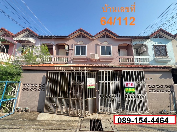 For SaleTownhouseVipawadee, Don Mueang, Lak Si : Townhouse for sale, Thepprathan, Soi Wat Weluwanaram 12, Songprapa, Don Mueang, Bangkok