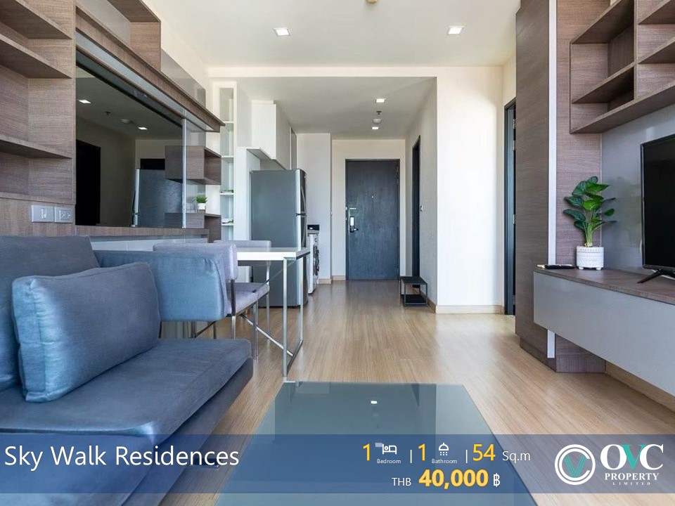 For RentCondoSukhumvit, Asoke, Thonglor : Ready for rent @Sky Walk Residences