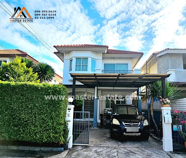 For SaleHouseNawamin, Ramindra : Private Park Village, Chuanchuen City, 2-storey twin house, fully renovated, beautiful, ready to move in, 37 sq m, 4 bedrooms, 2 bathrooms, 6 air conditioners, Bang Khen District, Bangkok.