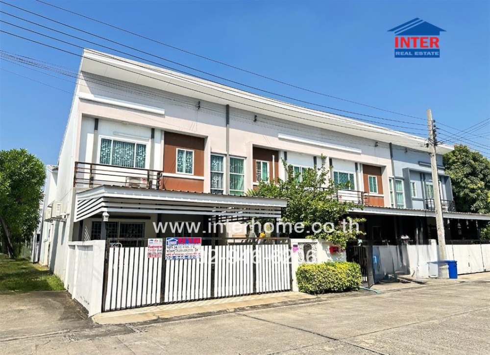 For SaleTownhouseNonthaburi, Bang Yai, Bangbuathong : 2-storey townhouse, 24.5 sq.w., Lio Village, Rattanathibet-Westgate, Soi 9, near the Purple Line, Soi Wat Sao Thong Hin, Kanchanaphisek Road, Soi Wat Sao Thong Hin, Bang Yai, Nonthaburi