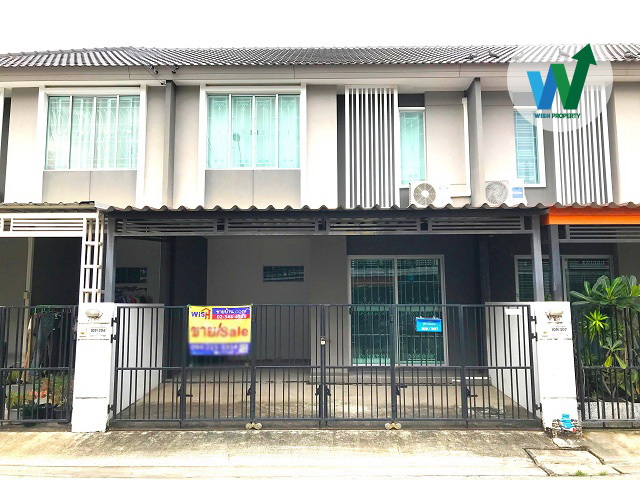 For SaleTownhouseSamut Prakan,Samrong : House for sale, King Kaew, Bang Phli area, Pruksa Ville 66/2 Nam Daeng, ready to move in