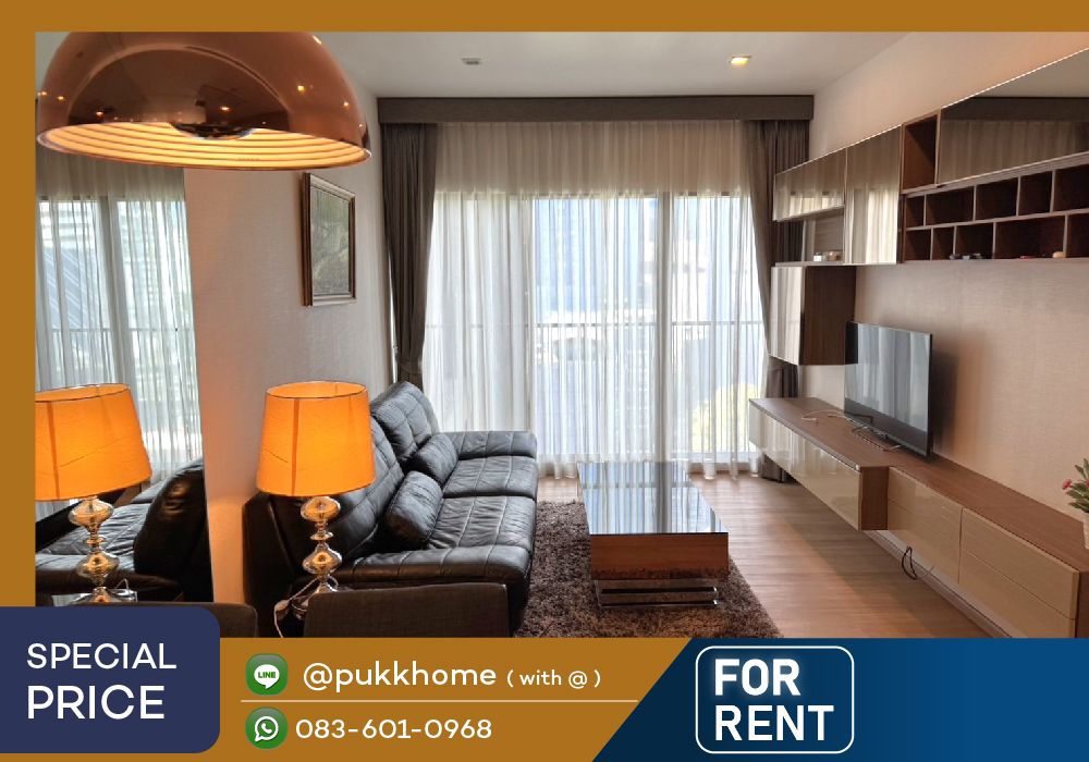 ให้เช่าคอนโดสุขุมวิท อโศก ทองหล่อ : Noble Refine 📍1 Bedroom 53 SQ.M. Fully Furnished 📞Line @pukkhome (with @)