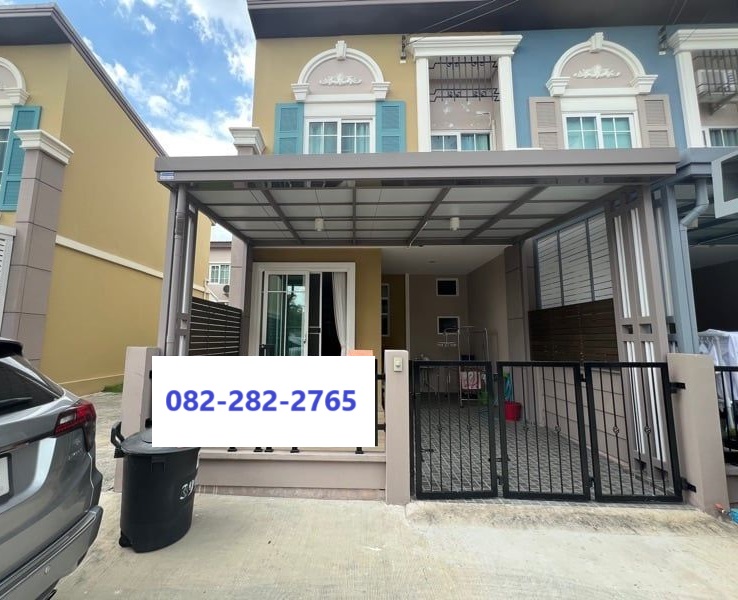 For SaleTownhouseBang kae, Phetkasem : Corner house, 16 sq m, 3 bedrooms, 2 bathrooms, 2-storey townhouse, Golden Town 2 Bang Khae