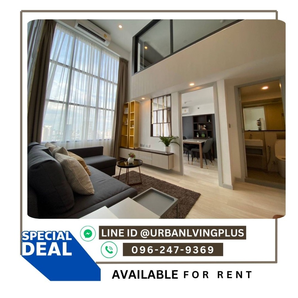 For RentCondoSathorn, Narathiwat : ( U20250105200 ) Tel/Line 096-2479369 / For Rent Knightsbridge Prime Sathorn 1 Bedroom 1 Bathroom, 44 Sq.M. Special price 💥💥