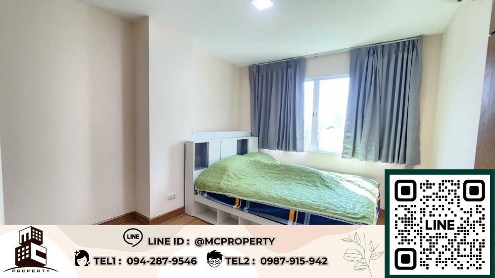 For RentCondoLadprao, Central Ladprao : 2RC-450-2 For rent, Maple Ratchada Lat Phrao, 6th floor, 1 Bed room type, with furniture and electrical appliances