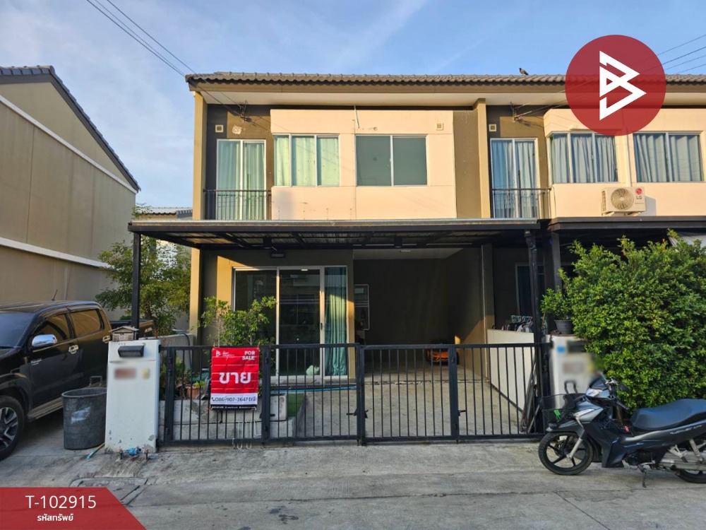 For SaleTownhouseSamut Prakan,Samrong : Townhouse for sale, Pruksa Village 126 Theparak-Kingkaew, Bangplee, Samut Prakan