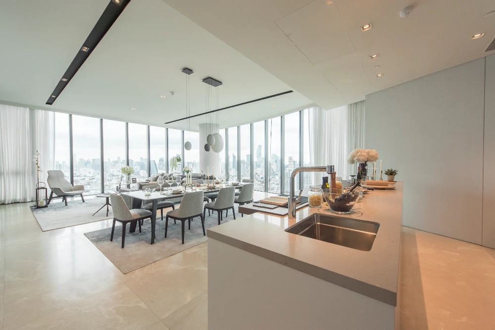 ขายคอนโดสีลม ศาลาแดง บางรัก : Banyan Tree Residences Riverside Duplex Penthouse Spectacular View On Bangkok / River / Icon Siam