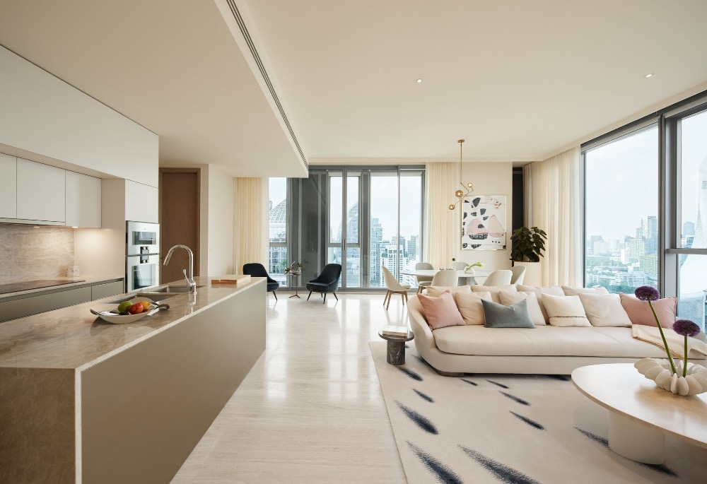 ขายคอนโดวิทยุ ชิดลม หลังสวน : Brand New Two Bedroom 156 Sqm Condo At Scope Langusan Designed And Furnished By Thomas Juul Hansen