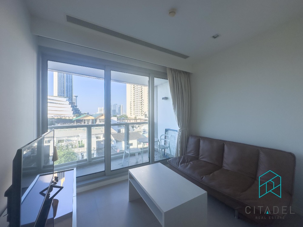 ให้เช่าคอนโดวงเวียนใหญ่ เจริญนคร : The River by Raimon Land - Cozy 1 Bed Studio for Rent!