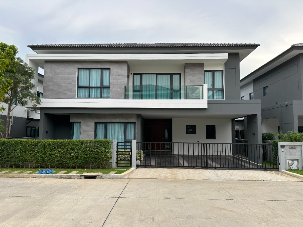 ให้เช่าบ้านบางนา แบริ่ง ลาซาล : (for rent) The City Bangna บ้านเดี่ยวพร้อมอยู่ ใกล้ Mega บางนา