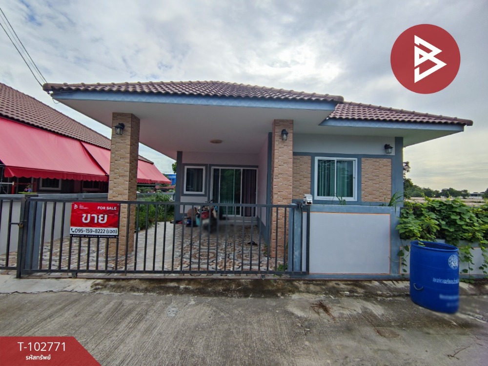 For SaleHousePattaya, Bangsaen, Chonburi : Single-storey detached house for sale, area 32.6 sq.wa., Samnak Bok, Chonburi