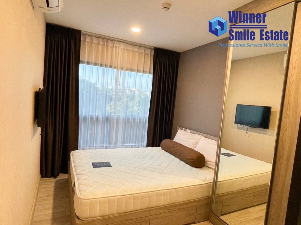 For SaleCondoOnnut, Udomsuk : Condo for sale, Plum Condo Sukhumvit 97/1, beautiful room with furniture, near BTS Bang Chak