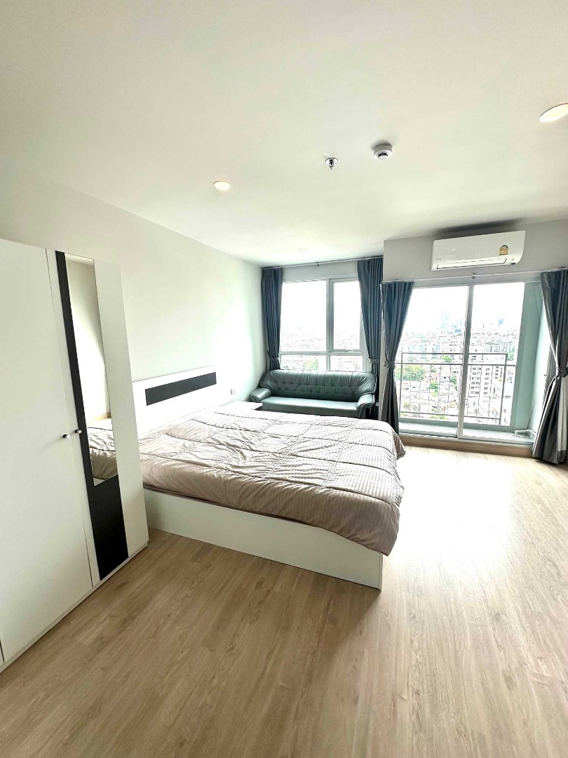 For RentCondoSapankwai,Jatujak : 🔥For urgent rent🔥 Condo Lumpini Selected Sutthisan - Saphan Khwai 1 bedroom 32 sq m. 15th floor, beautiful room, good view, not hot sun, near Big C Saphan Khwai