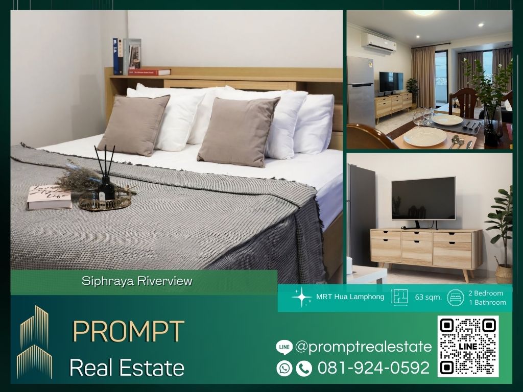 For RentCondoSilom, Saladaeng, Bangrak : ST12827 - Siphraya Riverview