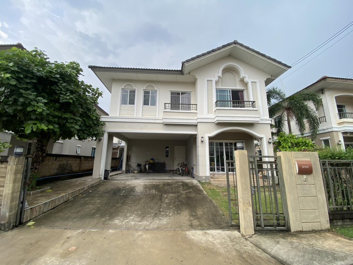 For RentHouseLadkrabang, Suwannaphum Airport : For rent: Passorn Prestige Onnuch-Prawet  2-storey detached house, 3 bedrooms, 3 bathrooms, 55 sq.w.  Usable area 169 sq.m. Fully furnished