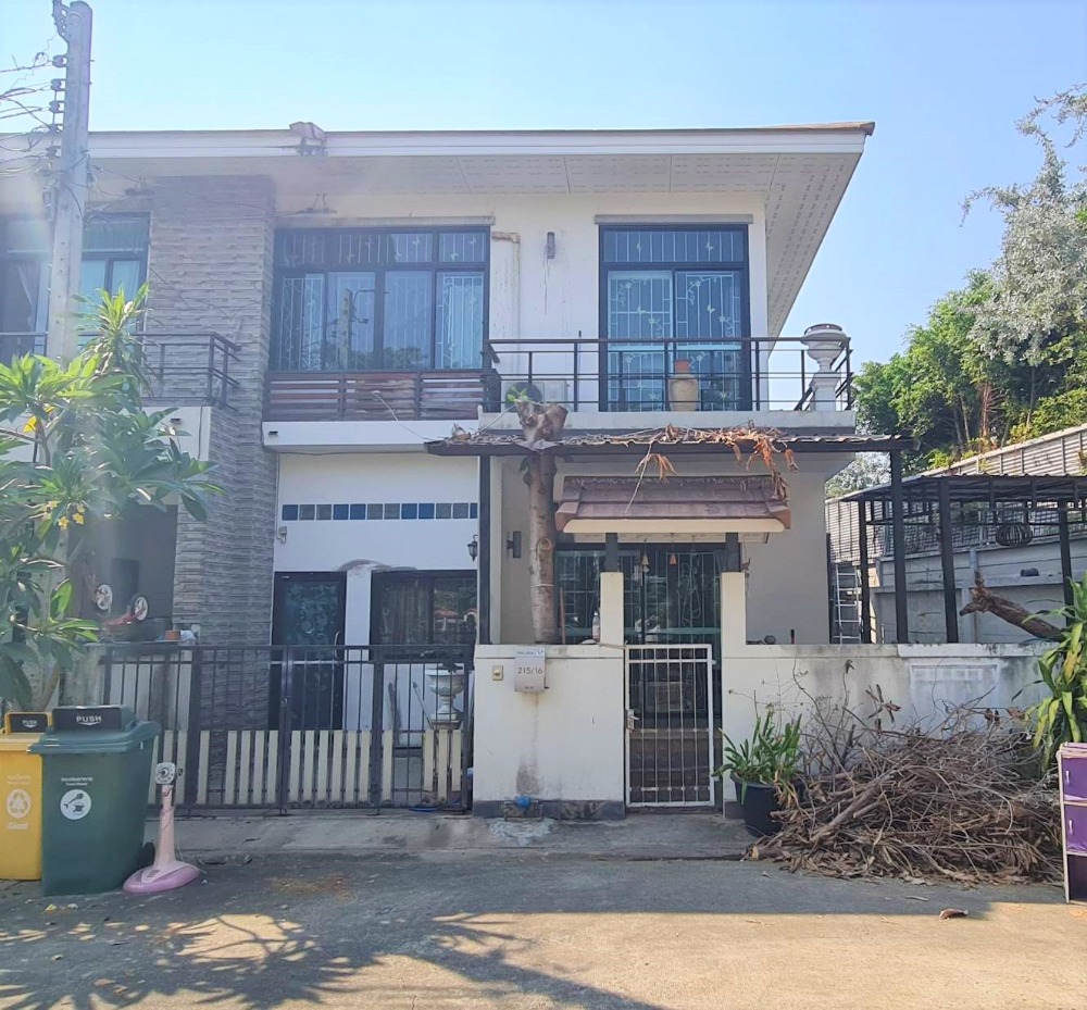 For SaleTownhouseNonthaburi, Bang Yai, Bangbuathong : 🏡 For sale: 2-storey townhouse, garden view, corner house, nice to live in, quiet, multiple entrances and exits, Ratchadaphisek, Ratchaphruek location