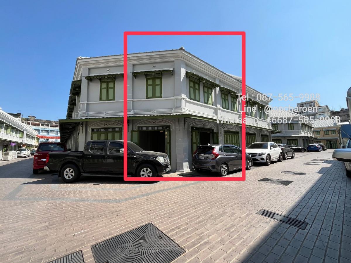 For RentShop HouseYaowarat, Banglamphu : Commercial building for rent, prime location Yaowarat (MRT Samyod 700m)