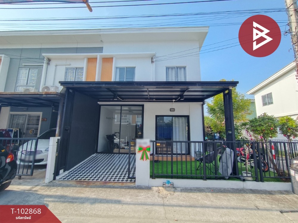 For SaleTownhouseSamut Prakan,Samrong : Townhouse for sale, Pruksa Village 74/3, Srinakarin-Theparak, Bang Muang, Samut Prakan