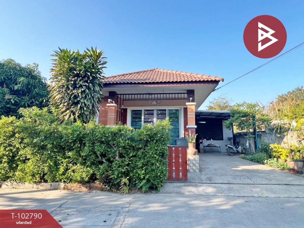 For SaleHousePattaya, Bangsaen, Chonburi : Single-storey detached house for sale, area 50 sq m, Mittraphap Road, Samnak Bok, Chonburi