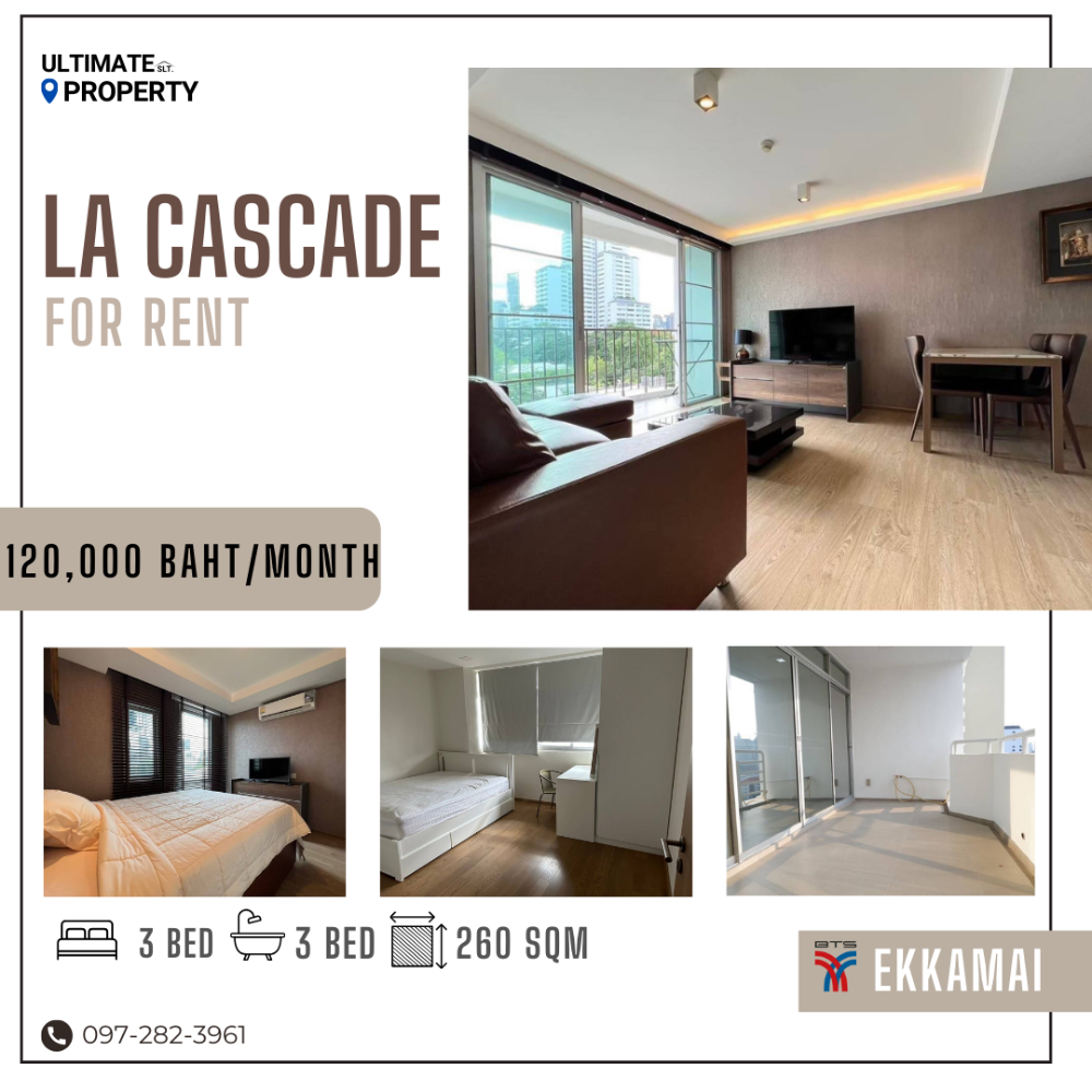 For RentCondoSukhumvit, Asoke, Thonglor : Anyone looking for a large room of 260 sq m, don't miss this!! This price in the heart of Ekkamai, where else can you find it?