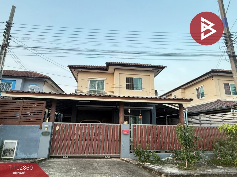 For SaleHouseChachoengsao : Single house for sale, KC Suwinthawong Village 2, Chachoengsao, ready to move in