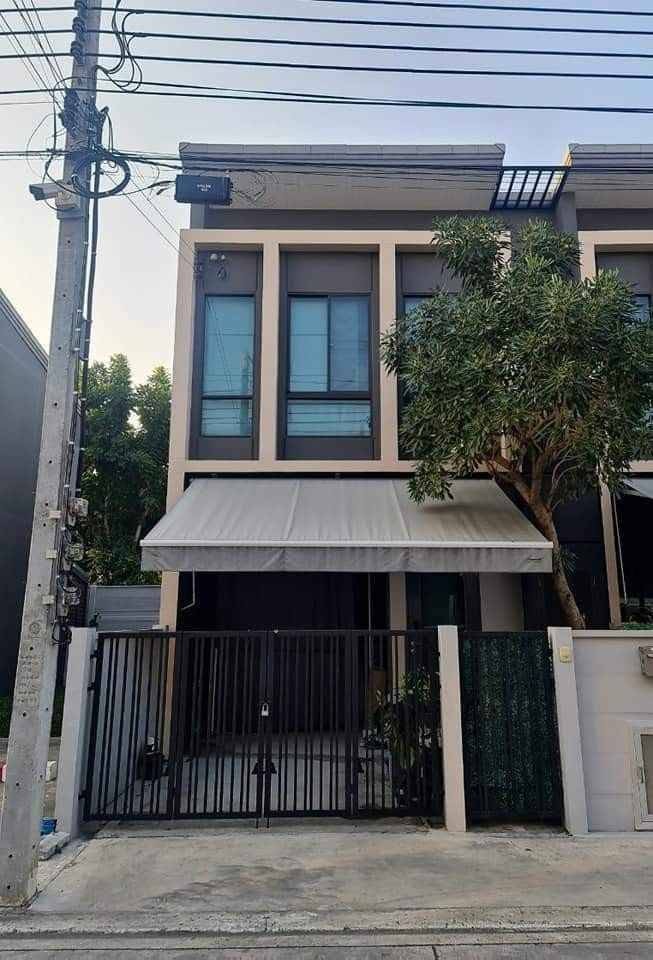 For RentTownhouseSamut Prakan,Samrong : R2175 Townhome for rent Pleno Sukhumvit-Bangna (vacant) near Mega Bangna