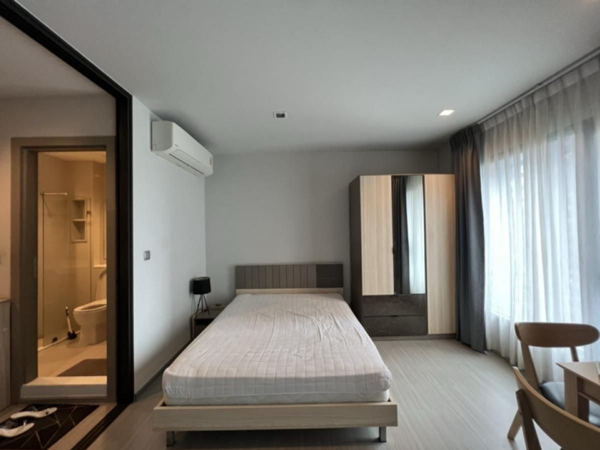 For RentCondoRama9, Petchburi, RCA : Life Asoke Rama9 for rent, ready to move in, 28 sq m, price 16,000 baht, high floor, beautiful view, complete with washing machine, call 0614162636