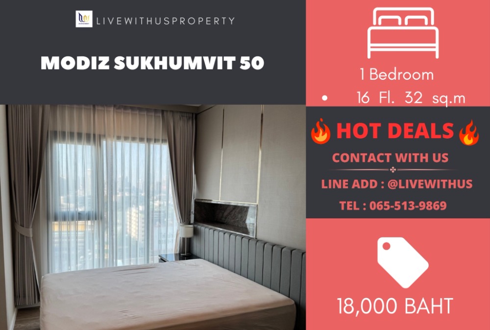 For RentCondoOnnut, Udomsuk : Urgent rent!! Very good price Modiz Sukhumvit 50