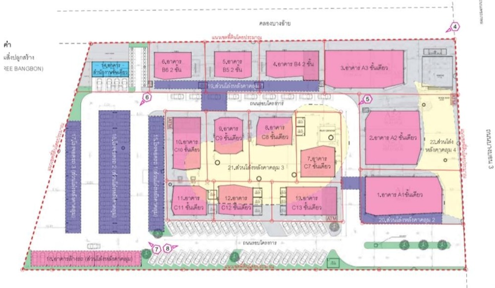 For SaleLandEakachai, Bang Bon : ***For sale, Community Mall business with land, Bang Bon, Ekachai, 6 rai 60 sq.w., price only 195 million baht***