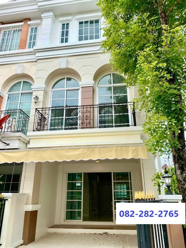 For SaleTownhouseChokchai 4, Ladprao 71, Ladprao 48, : Corner house 18 sq m, 3 bedrooms, 3 bathrooms, 3-storey townhouse, Plus City Park Ladphrao 71