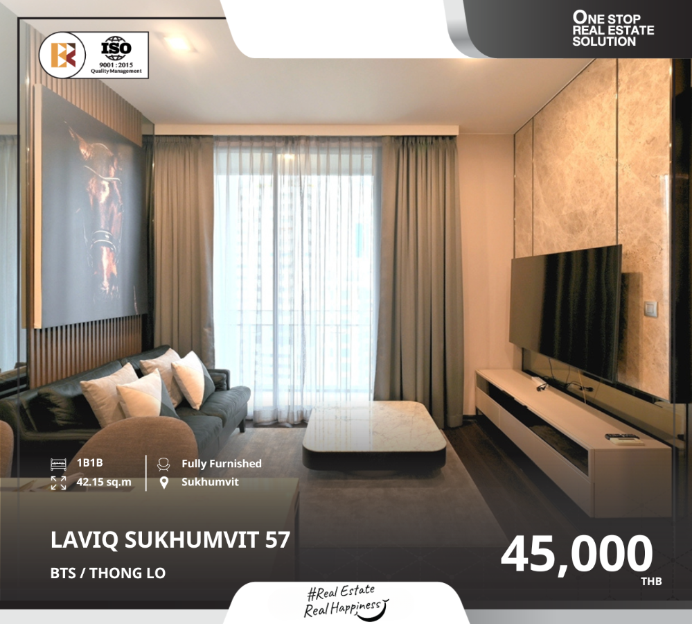 For RentCondoSukhumvit, Asoke, Thonglor : LAVIQ Sukhumvit 57 ready to move in, near BTS Thong Lo