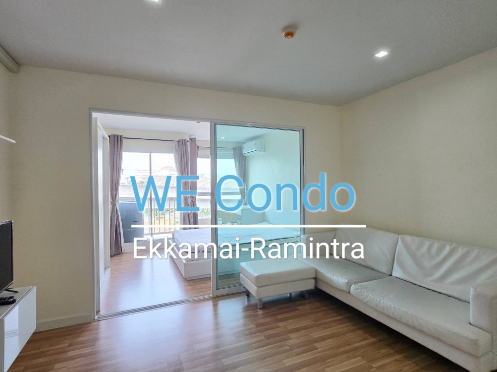 For RentCondoYothinpattana,CDC : For rent 🚝 We condo Ekkamai-Ramintra, large room, good price (with washing machine) 📱Line: @872mguja