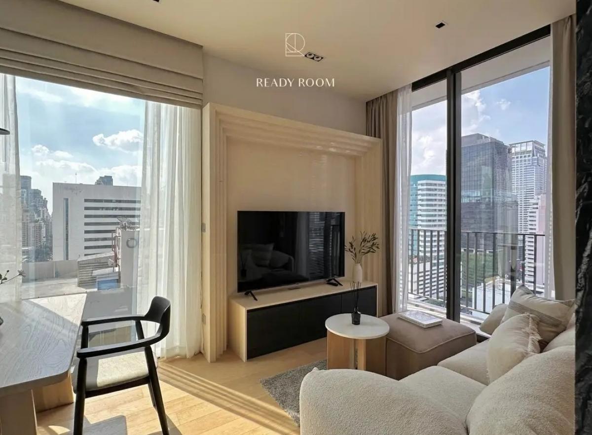 ให้เช่าคอนโดวิทยุ ชิดลม หลังสวน : 28 Chidlom Luxury 🌇Furnished For Rent 1 Bed 1 Bath 55,000 THB/Month🔥