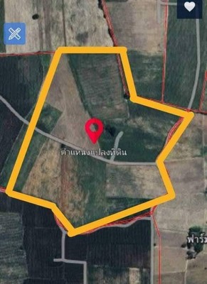 For SaleLandPattaya, Bangsaen, Chonburi : Yellow land for sale, Nong Irun, Phanat Nikhom, Chonburi (area 137 rai, selling for 6 hundred thousand baht per rai, totaling 82,200,000 million baht) Nong Irun, Phanat Nikhom, Chonburi