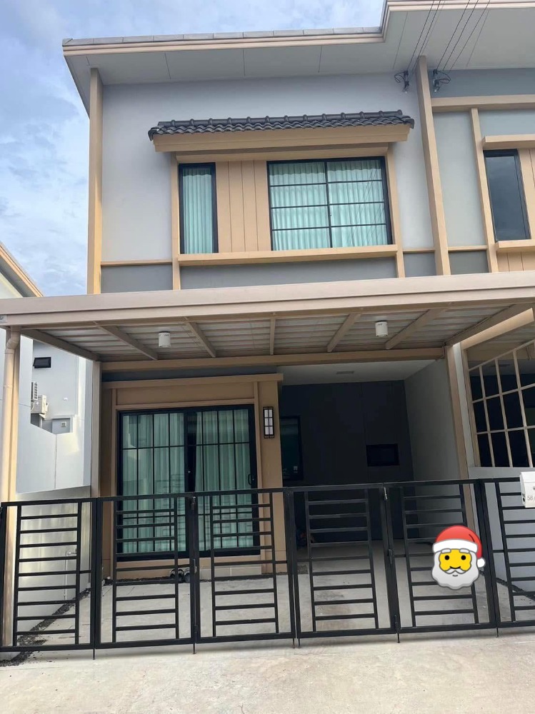 For RentTownhomePathum Thani,Rangsit, Thammasat : 🏡Townhouse for rent, 2 floors, Siri Place Village, Rangsit-Khlong 2, Sansiri (corner house), Minimal style, 2 bedrooms, 3 bathrooms, good house, in good condition