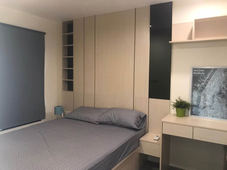 For RentCondoPattanakan, Srinakarin : 🍁FOR RENT>> Rich Park @Triple Station Srinakarin>> 18th floor, North side, beautiful view, no buildings blocking, fully furnished, ready to move in, next to the Yellow Line, Hua Mak Station #LV-MO1180