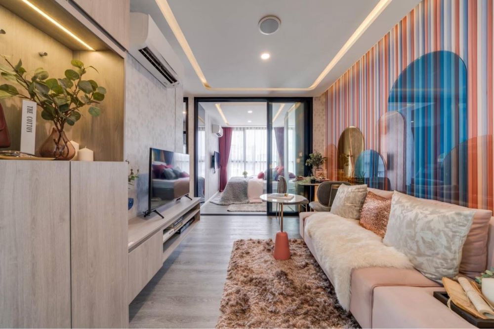 For SaleCondoSamut Prakan,Samrong : Condo for sale, Origin Plug & Play, Sai Lod Station, 8th floor, good location, convenient transportation, next to BTS Sai Lod