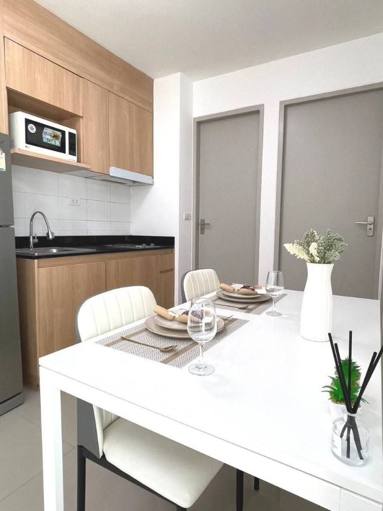 For SaleCondoOnnut, Udomsuk : 🔥Urgent sale!!! Condo Ideo Blucove Sukhumvit 🔥SALE!!! Ideo Blucove Sukhumvit at BTS Udom Suk 2Bedrooms 1 Bathroom 44.35 sqm ✅Next to BTS Udom Suk (1 minute walk) ✅Corner room next to the garden, 2 bedrooms, 1 bathroom, size 44.35 sq m. 🎉🎉