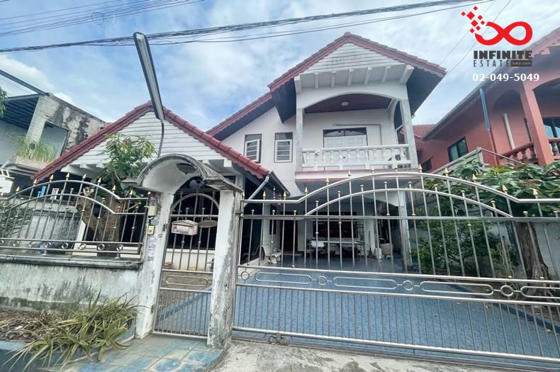 For SaleHouseVipawadee, Don Mueang, Lak Si : For sale: 2-storey detached house, 60 square wah, Suan Thong Villa 6, Don Mueang, Pracha Uthit Road