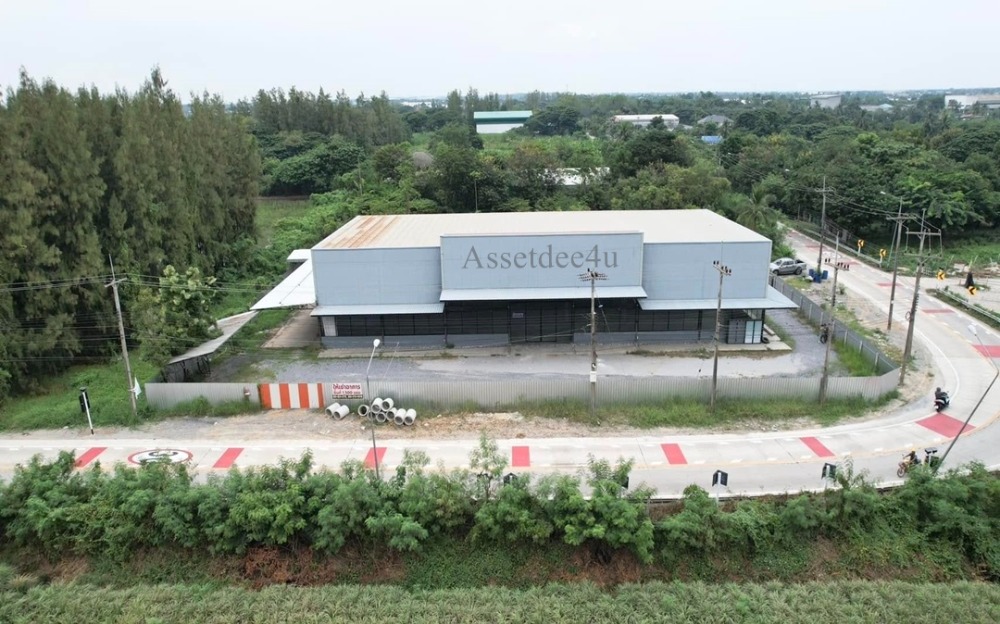 For RentWarehousePhutthamonthon, Salaya : Salaya Warehouse, Khlong Yong Showroom, Warehouse for rent with office, area 1500 sq m., near Wat Maklue, Phutthamonthon Sai 4