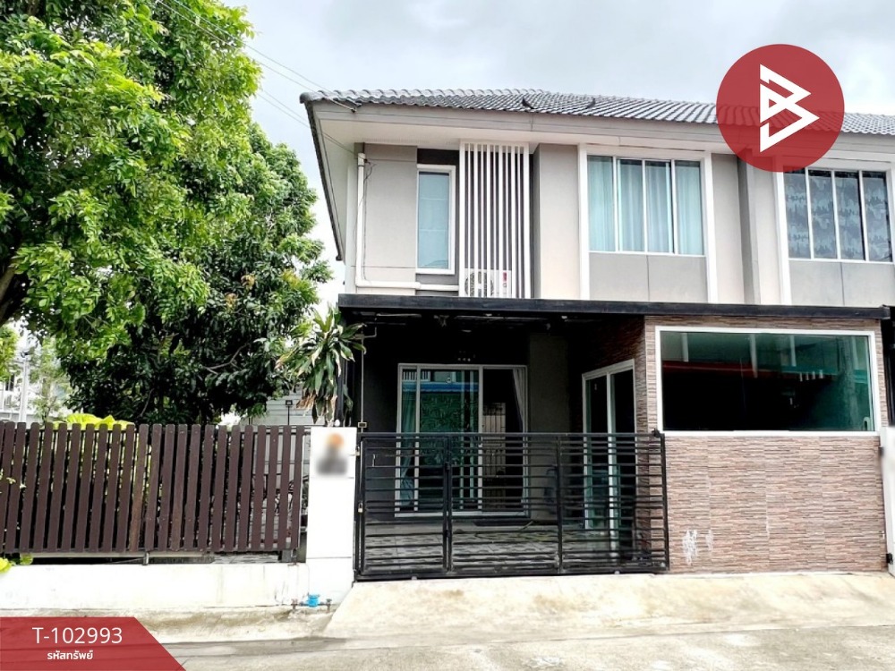 For SaleTownhouseSamut Prakan,Samrong : Townhouse for sale, Pruksa Ville Village 66/2, Bangna-Namdaeng, Samut Prakan