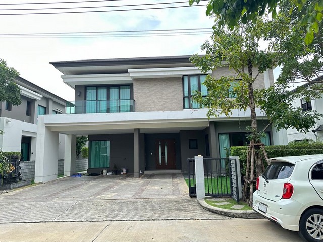 For RentHouseNawamin, Ramindra : Single house for rent, Sai Mai area, area 81.5 sq.w., usable area 380 sq.m., 5 bedrooms, 6 bathrooms, near Chatuchak Expressway, connecting Ekkamai - Ram Intra, The City Ram Intra 2, next to Kanchanaphisek Ring Road, inbound side