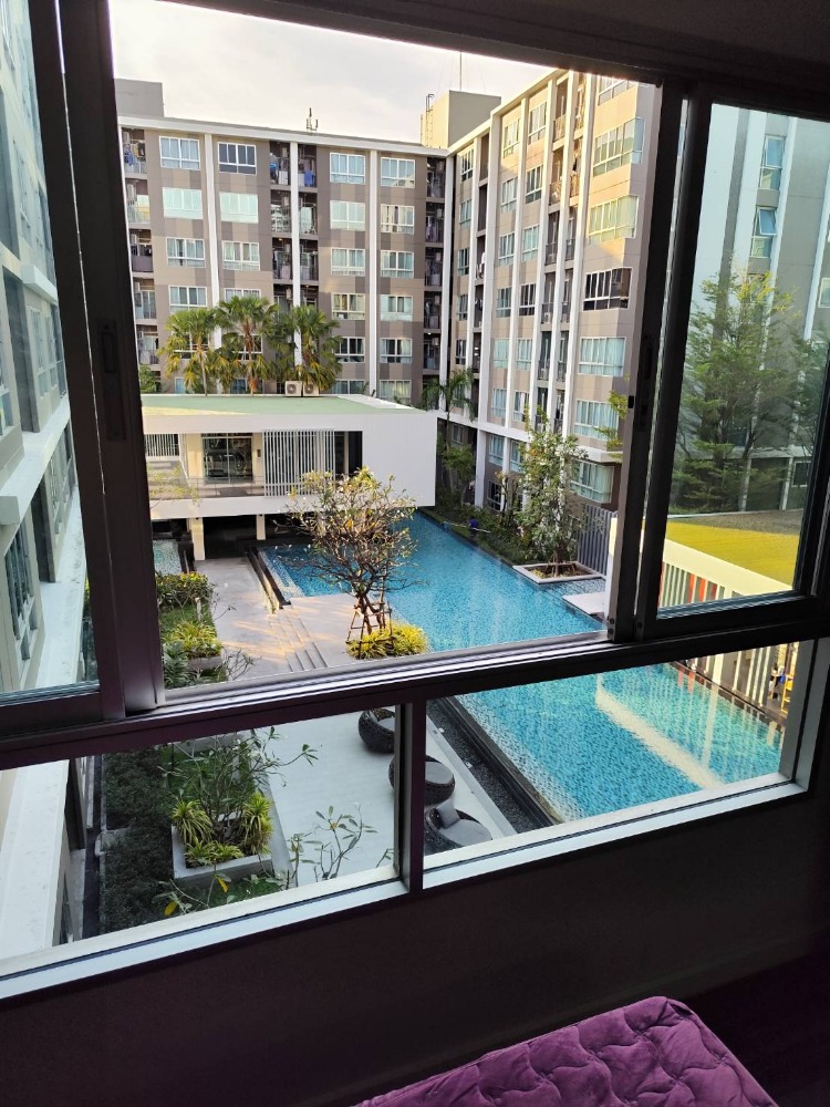 For RentCondoBangna, Bearing, Lasalle : Condo for rent: Dcondo Sukhumvit 109, near BTS Bearing, 1 bedroom, 1 bathroom, 31 sq m., ready to move in, special price 8,500 baht.