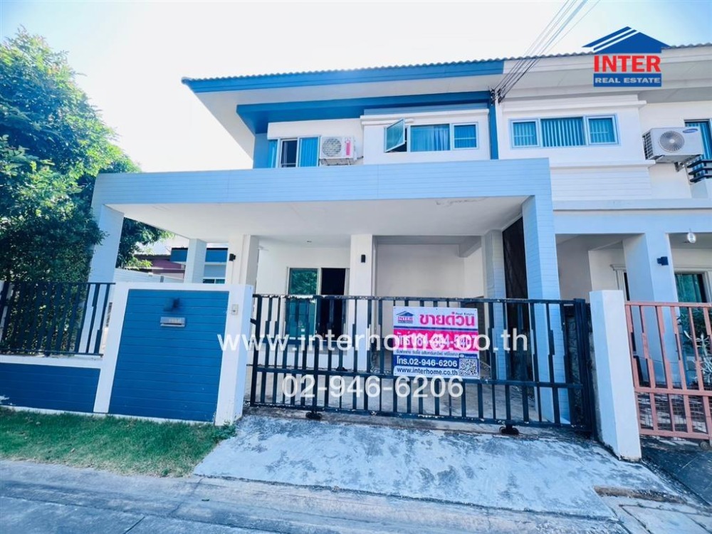 For SaleHouseSamut Prakan,Samrong : 2-storey detached house, 37.1 sq.w., Etro Maldives Beach Village, Srinakarin-Namdaeng, Namdaeng-Bangplee Road, Bangplee, Samut Prakan