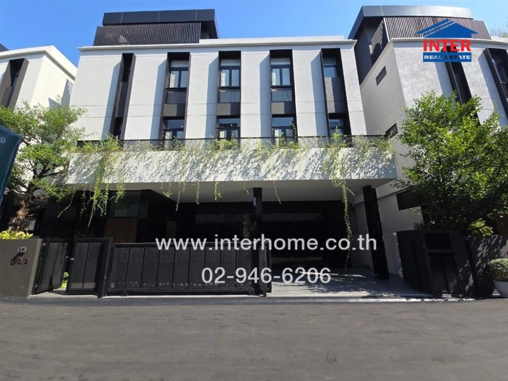 For SaleHouseRamkhamhaeng, Hua Mak : 3-storey detached house, 56.4 sq m., ARNA Rama 9, Rama 9 Soi 39, Rama 9 Road, Bang Kapi District, Bangkok