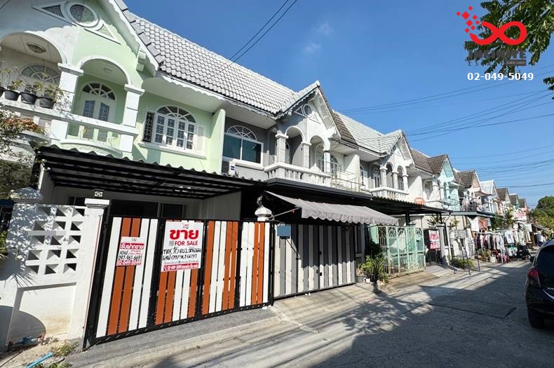 For SaleTownhouseKasetsart, Ratchayothin : Townhouse for sale, 2 floors, 16 square wah, Sena Villa 9, Soi Khubon 27, Intersection 60, Khubon Road